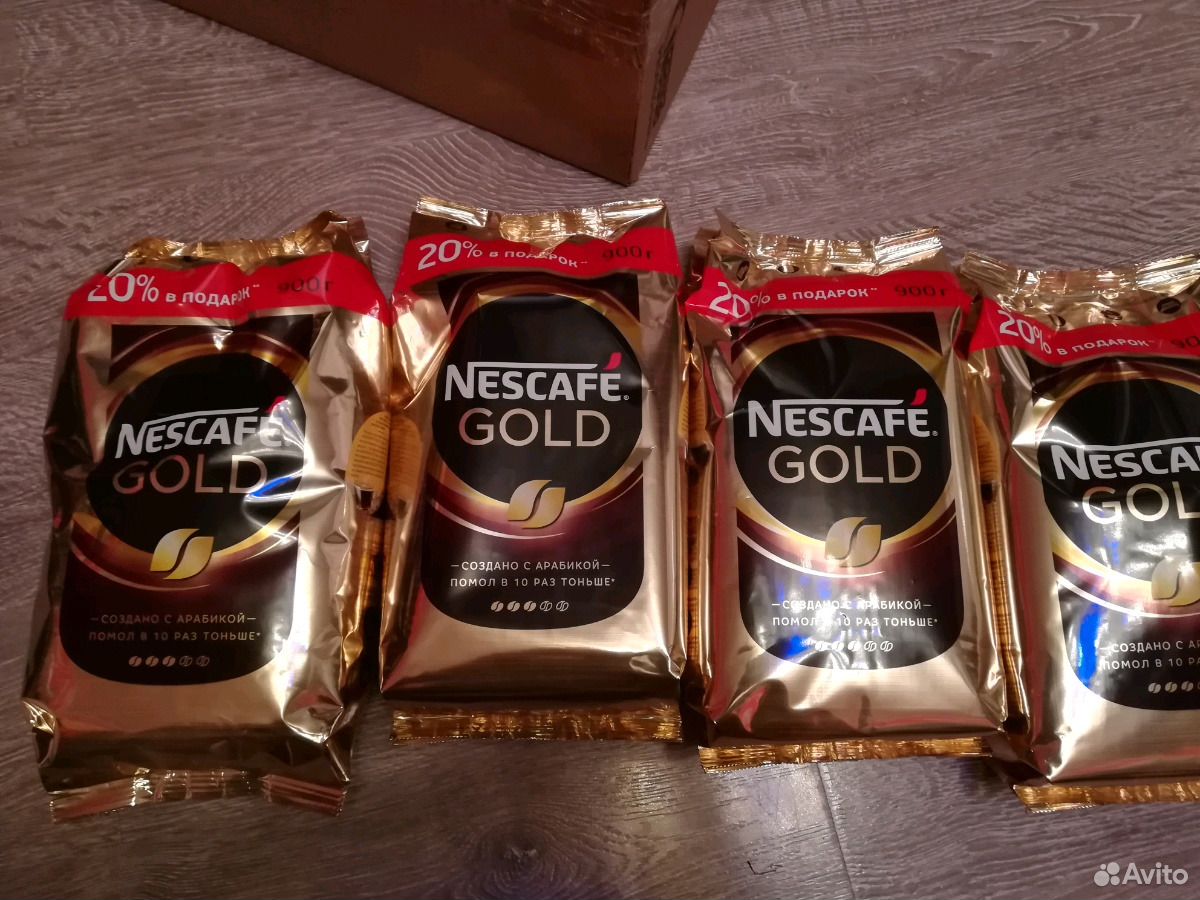 Кофе сублимированный nescafe Gold, 900 г купить на Зозу.ру - фотография № 2