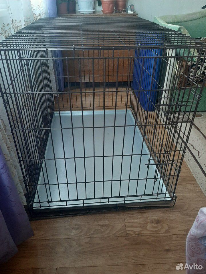 Клетка для собак/кошек 110х70х70 купить на Зозу.ру - фотография № 4