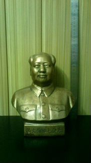 Бюст Мао Цзэдуна,бронза