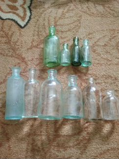 Бутылки и аптечные пузырьки