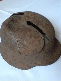 Немецкий шлем со времен вов