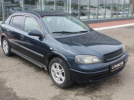 Opel Astra 1.6 МТ, 2002, седан