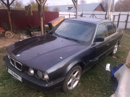 BMW 5 серия 1.8 МТ, 1990, седан, битый
