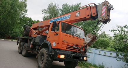 Автокран Камаз Клинцы 25 тонн 6*6(вездеход)