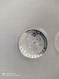 Серебряная монета 10 евро