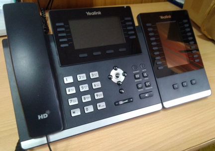 IP телефон Yealink SIP-T46U + модуль EXP43
