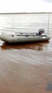 Надувная лодка, с мотором
