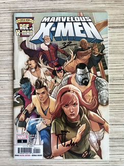 Комикс X-Men с автографами