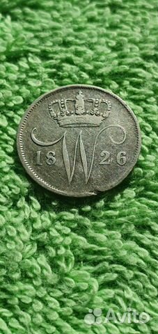 10 центов 1826 год В, Нидерланды королевство