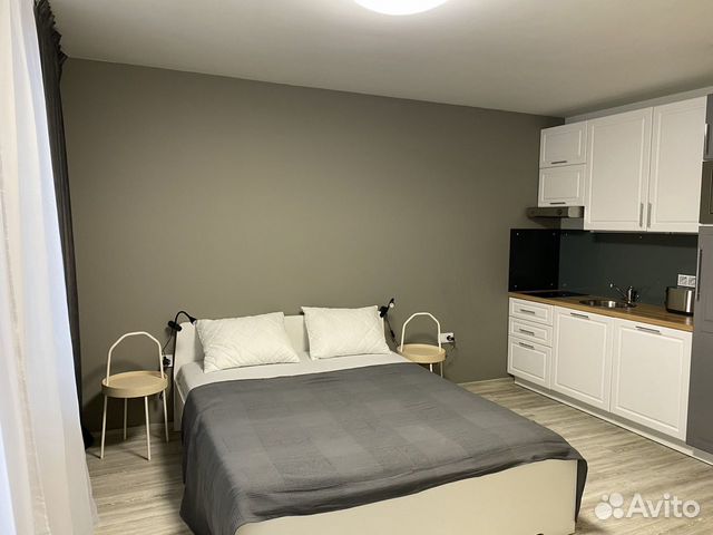 

Квартира-студия, 28 м², 2 кровати