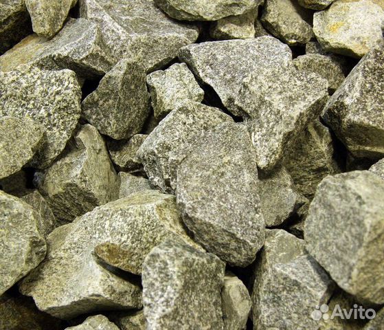 Камни для бани и сауны Габбро-диабаз колотый