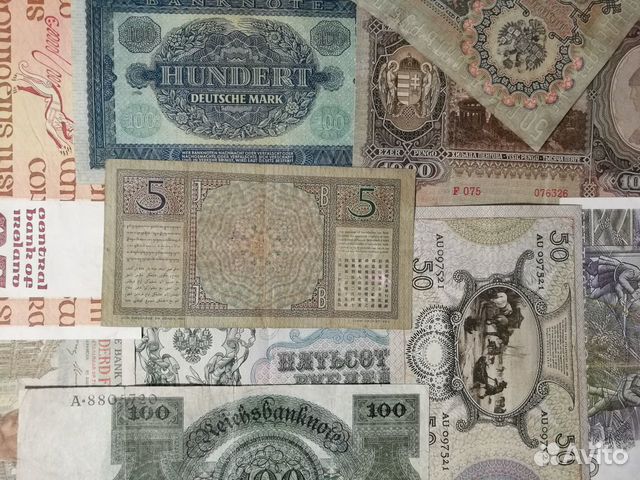 Банкноты со всего мира