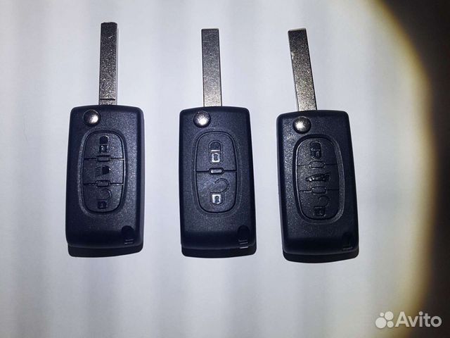 Ключ корпус Peugeot