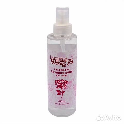 Розовая вода (rose water) спрей Aasha Ааша 200мл