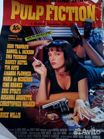 Киноплакат Pulp Fiction 1994 год
