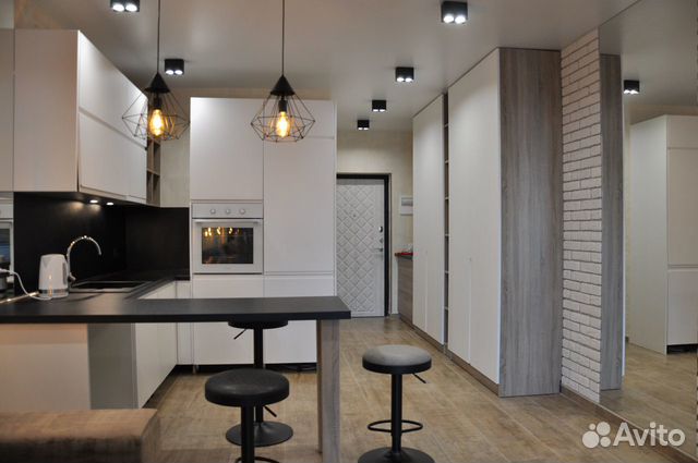 

Квартира-студия, 45 м², 2 кровати