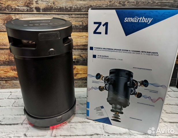 Мощная.Bluetooth колонка 74Вт Smartbuy Z1 новая