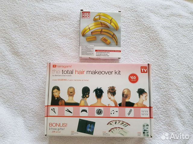 Заколки для увеличения объема волос новые