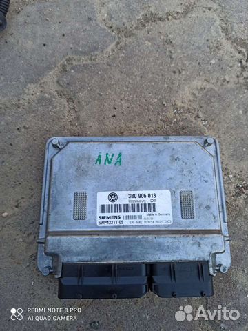 Пассат В5 1.6i 8v ANA эбу Siemens 3B0 906 018