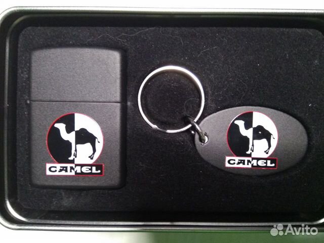 Zippo Camel Night and Day Black Matte Set