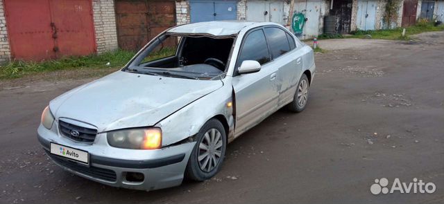 Hyundai Elantra 1.6 МТ, 2002, битый, 230 000 км