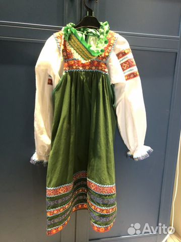 Русский народный костюм для девочки 6-7 лет