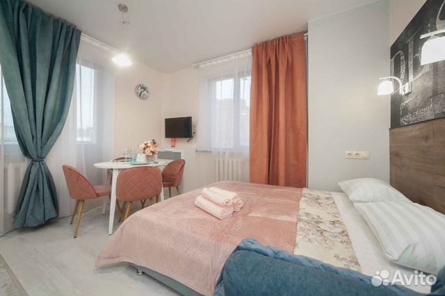 

Квартира-студия, 20 м², 2 кровати