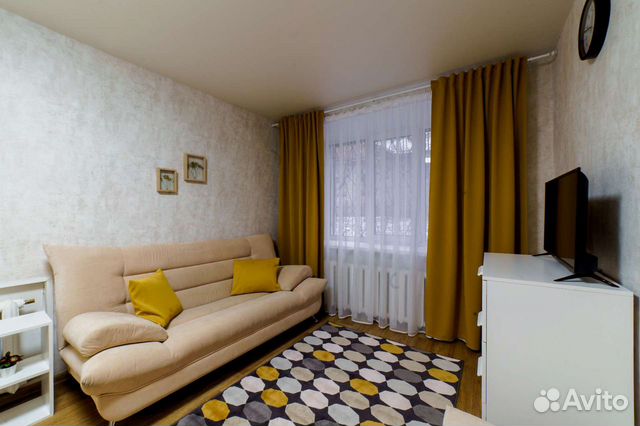 

1-к. квартира, 36 м², 2 кровати