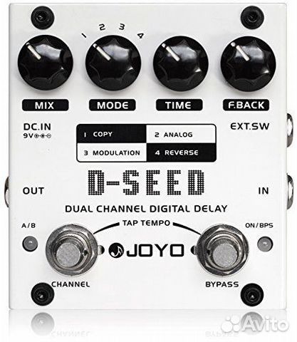 Гитарная педаль дилей Joyo D-Seed