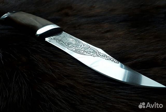 Нож охотничий Медведь ручная работа Подарок мужу