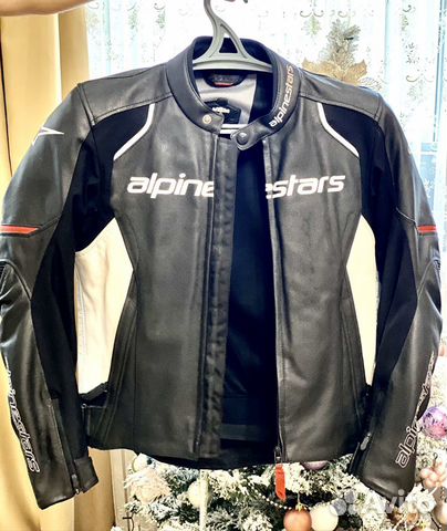 Мотокуртка alpinestars кожаная