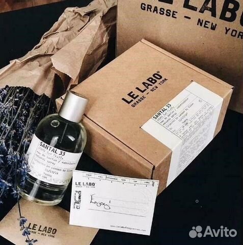 Парфюмерная вода Le Labo Santal 33 10мл,100 мл