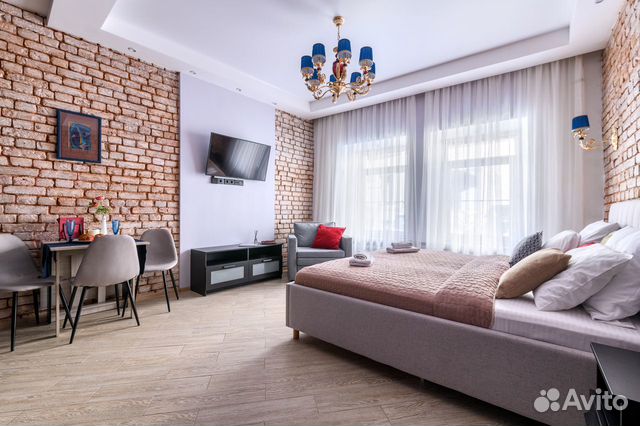 

1-к. квартира, 25 м², 2 кровати