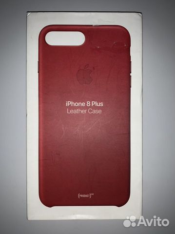 Кожаный оригинальный чехол для iPhone 7/8 Plus