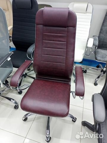 Кресло Метта 29 кожа (перфорир) бордо
