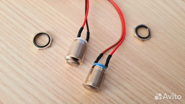 Новая Металлическая врезная кнопка питания 50 см