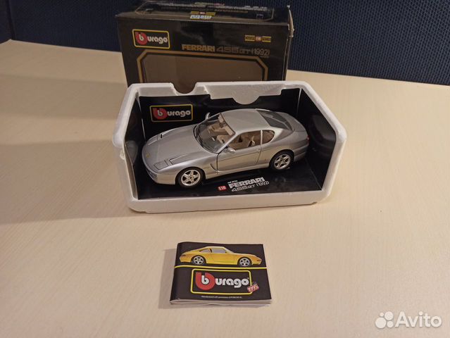 Bburago Ferrari 456 GT 1/18 разные цвета в наличии