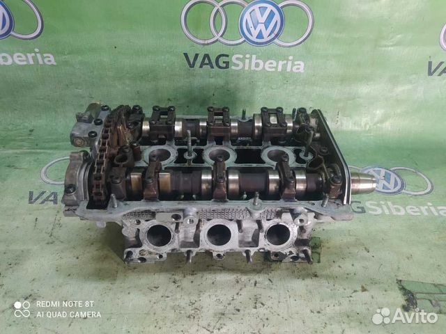 Головка блока цилиндров гбц левая 078103373AH audi