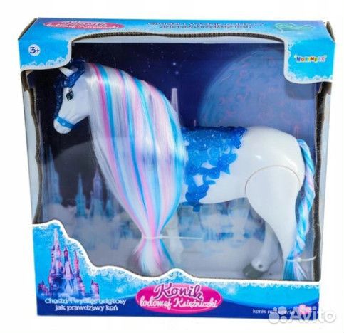 Лошадь для куклы, ходит, кивает головой, звук