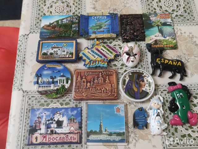Магнитики для коллекции оптом 25 штук