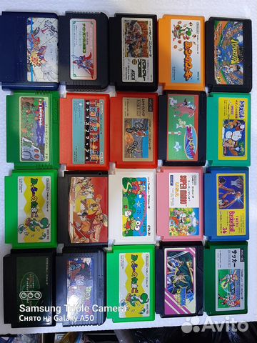 Японские картриджи Денди Famicom Nes