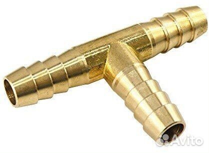 Тройник латунный 8 мм
