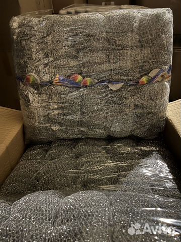 Губка металлическая 10шт/уп оптом