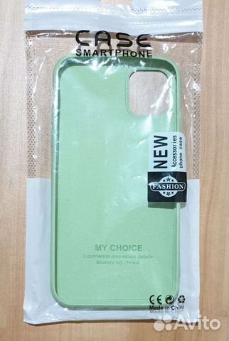 Чехол на iPhone 11 фисташкового цвета