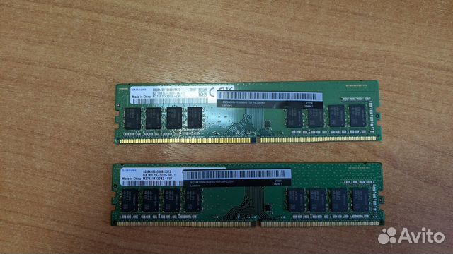 Оперативная память 16 Гб DDR4, 2933 Mhz
