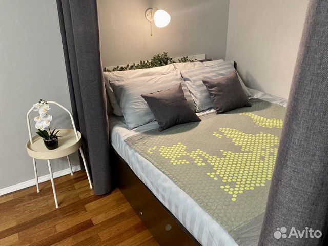 

1-к. квартира, 45 м², 2 кровати
