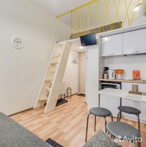 

Квартира-студия, 16 м², 2 кровати