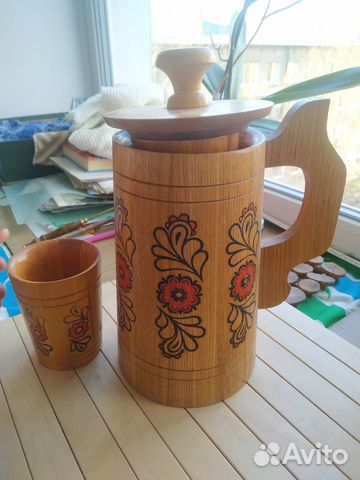 Кружка пивная со стаканами