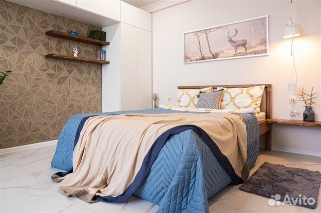 

1-к. квартира, 45 м², 2 кровати