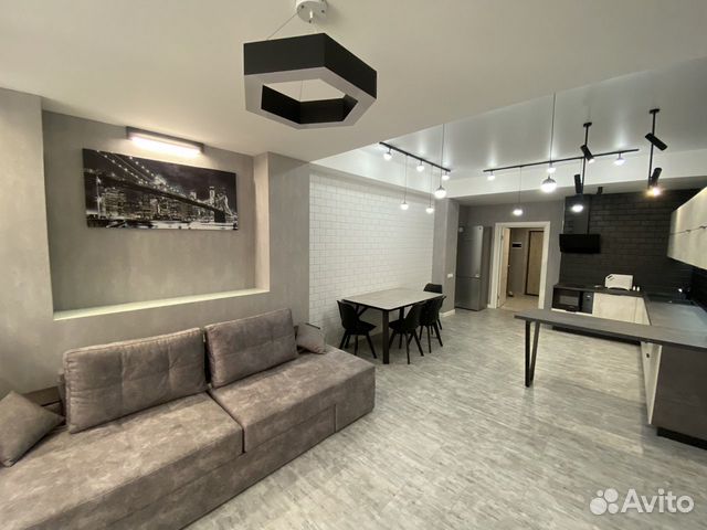 

Квартира-студия, 55,4 м², 2 кровати